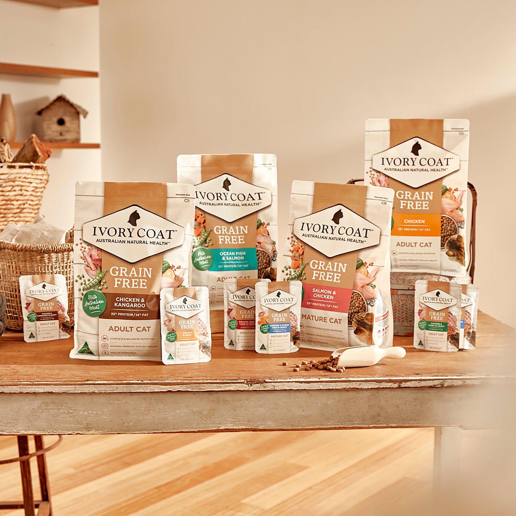 Grain Free Adult Wet Cat Food Chicken & Lamb in Gravy