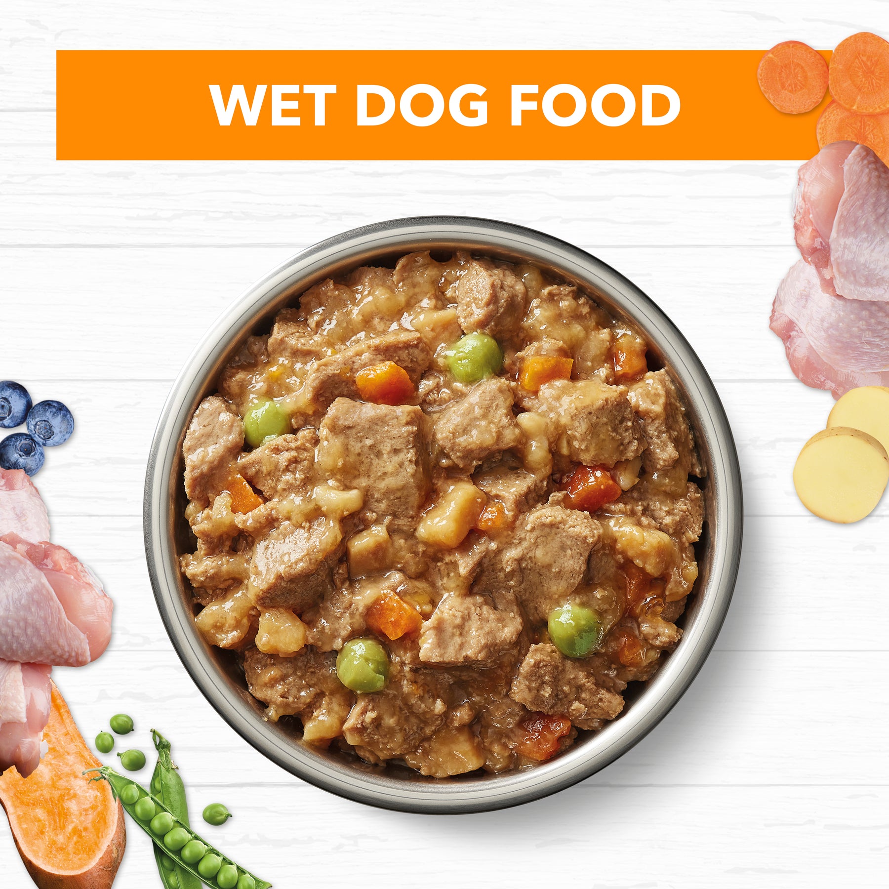 Grain Free Adult Wet Dog Food Chicken Stew