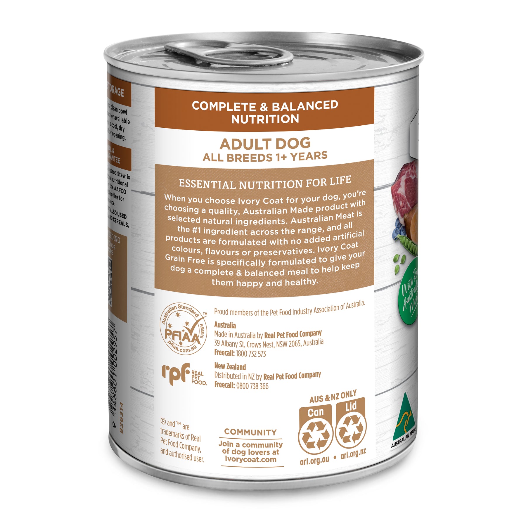 Grain Free Adult Wet Dog Food Lamb & Kangaroo Stew