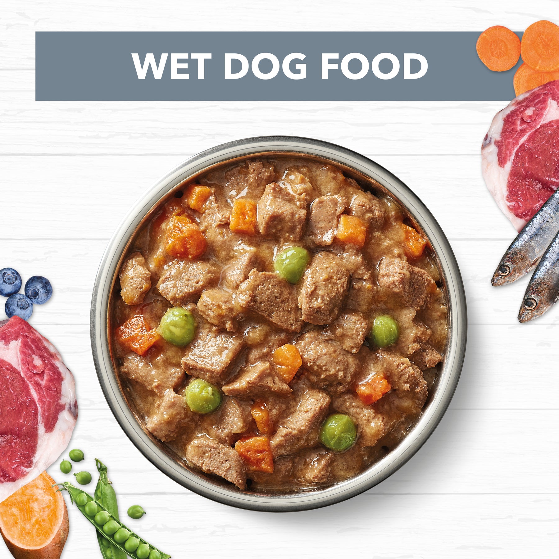 Grain Free Adult Wet Dog Food Lamb & Sardine Stew