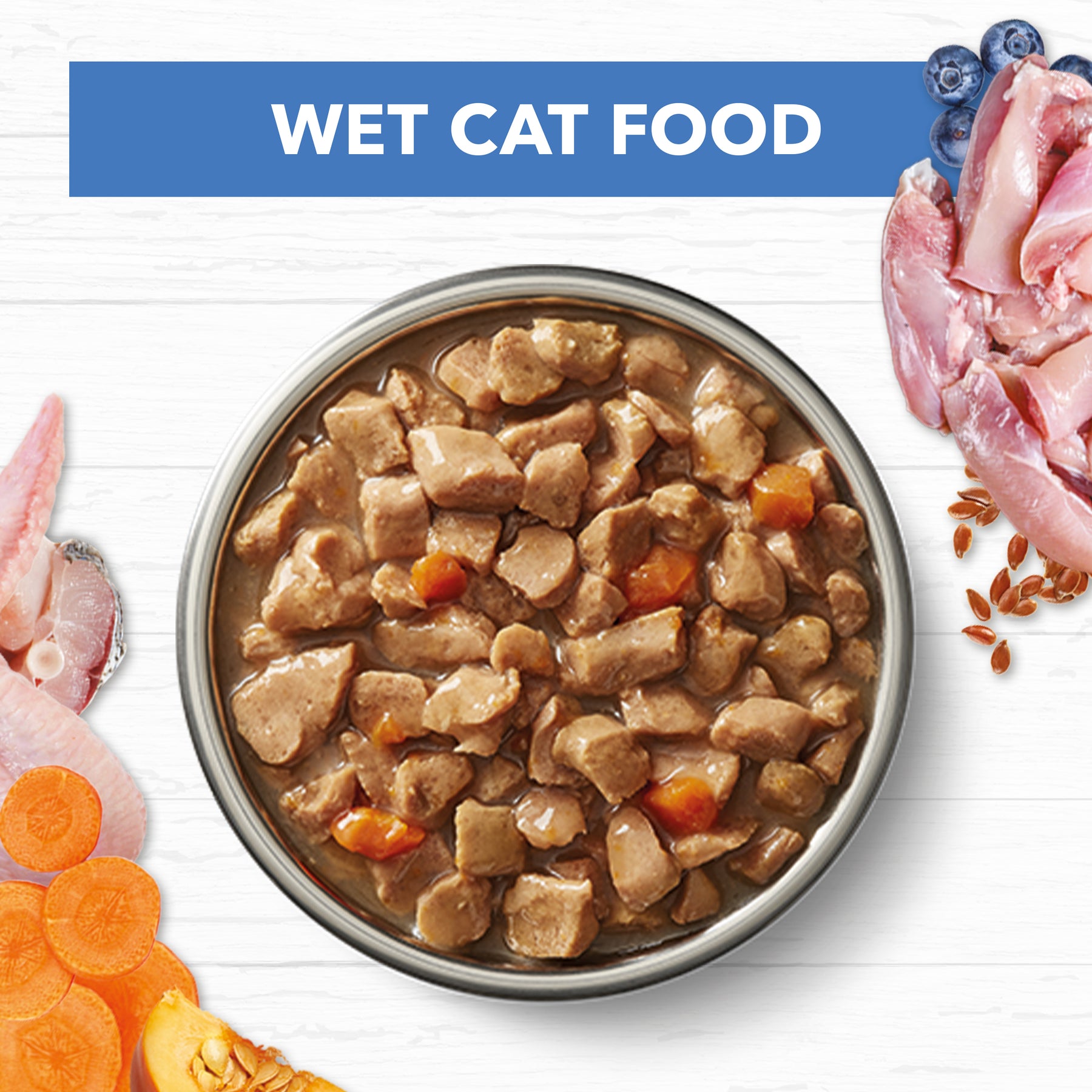 Grain Free Mature Adult Wet Cat Food Chicken & Ocean Fish in Gravy