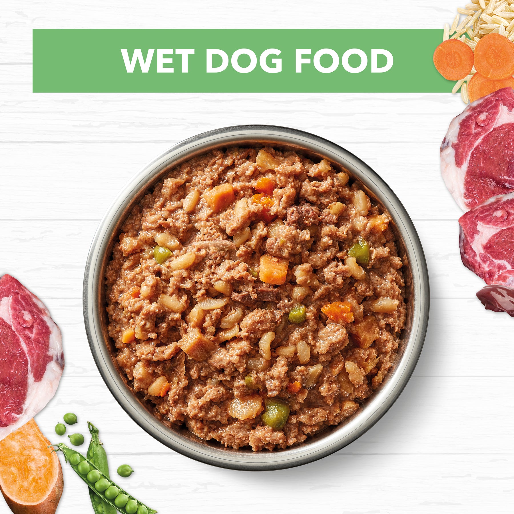 Holistic Nutrition Puppy Wet Dog Food Lamb & Brown Rice Loaf