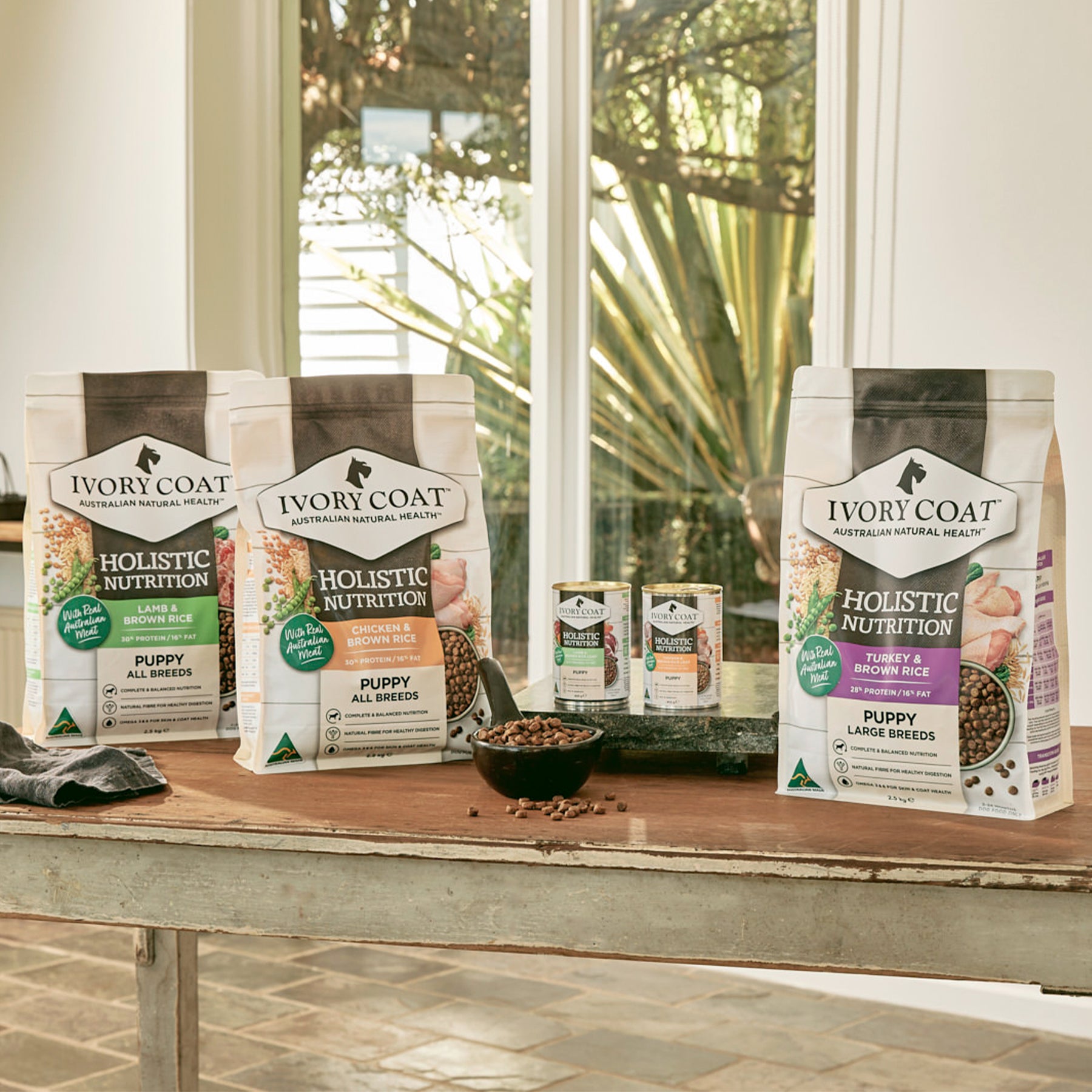 Holistic Nutrition Puppy Wet Dog Food Lamb & Brown Rice Loaf