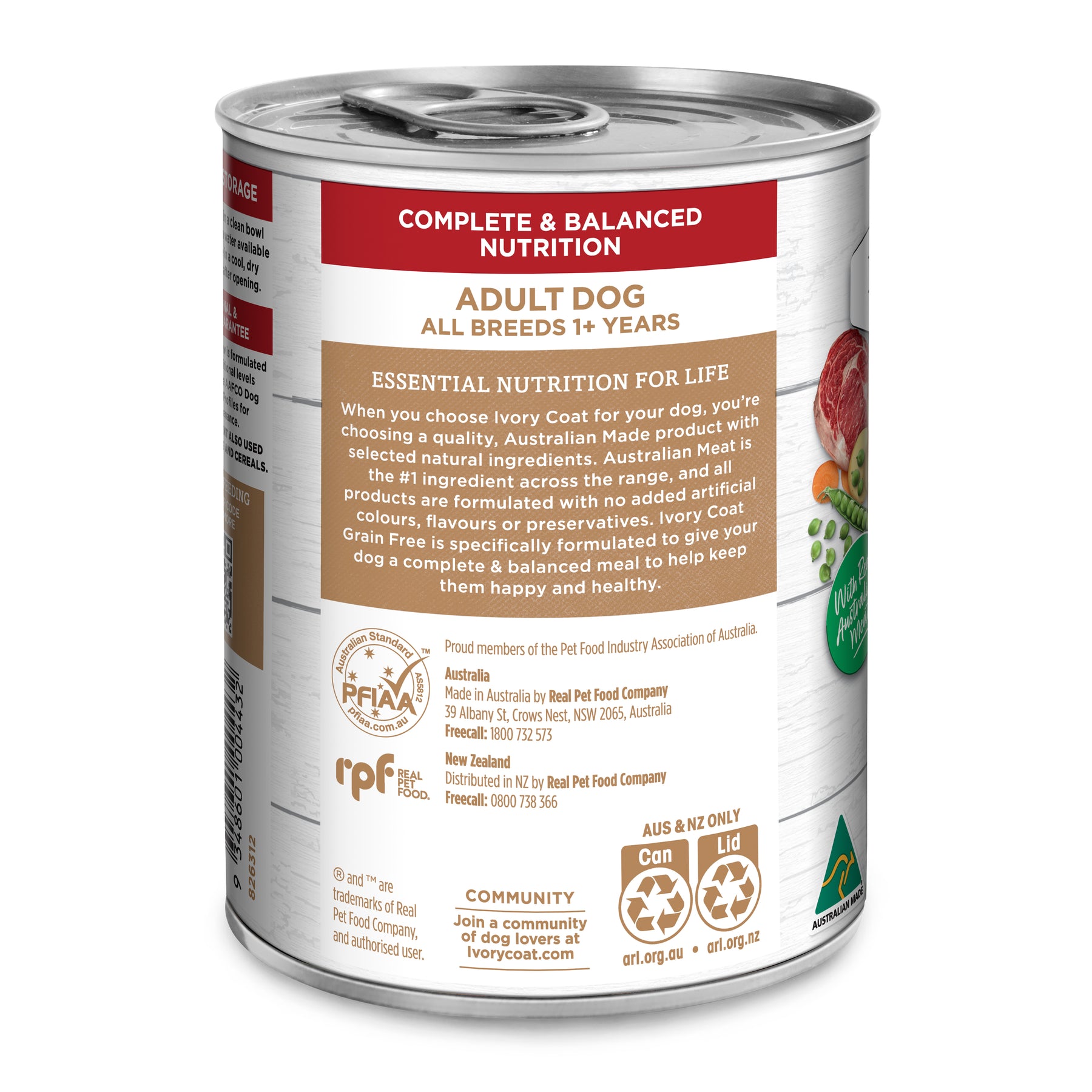 Grain Free Adult Wet Dog Food Beef Stew