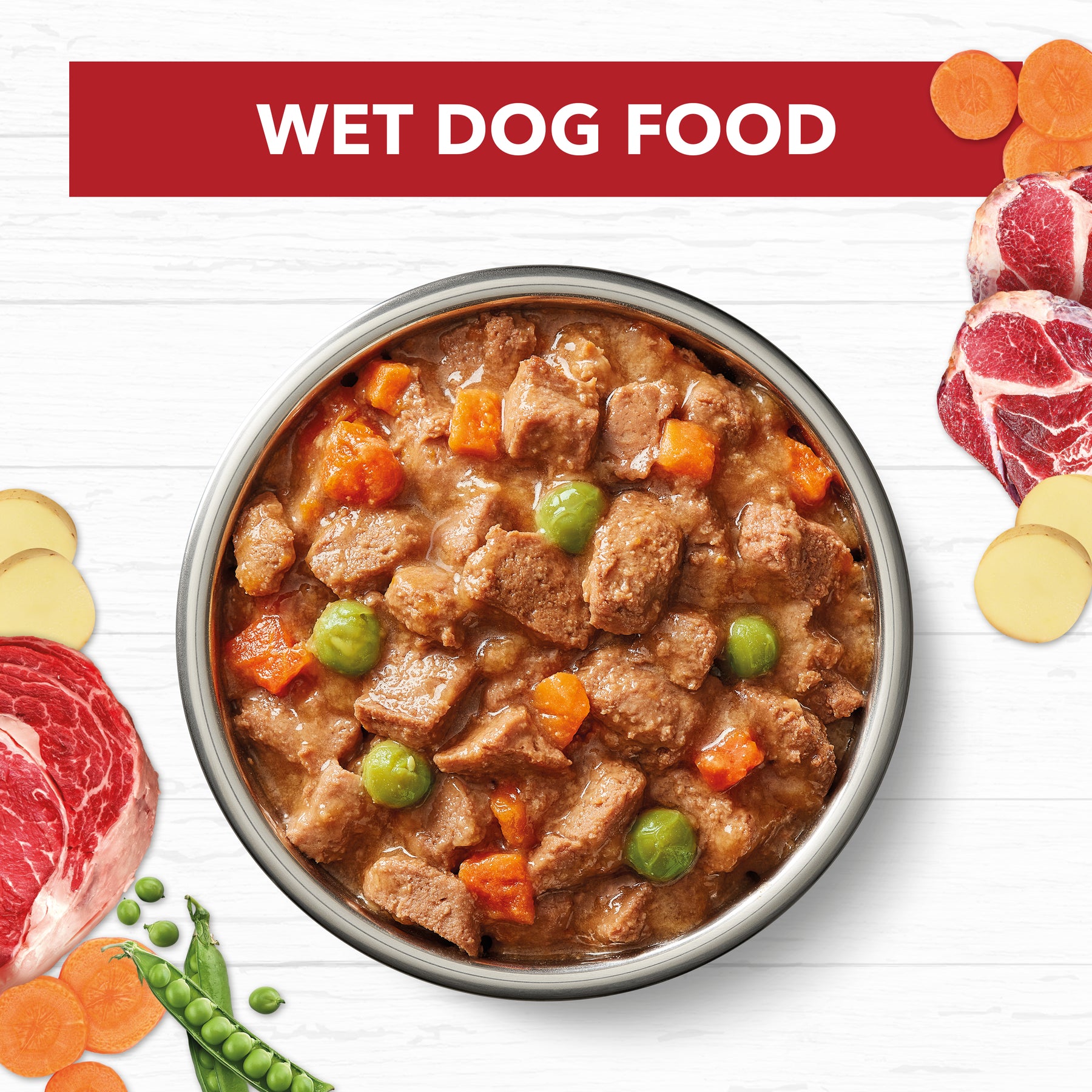 Grain Free Adult Wet Dog Food Beef Stew