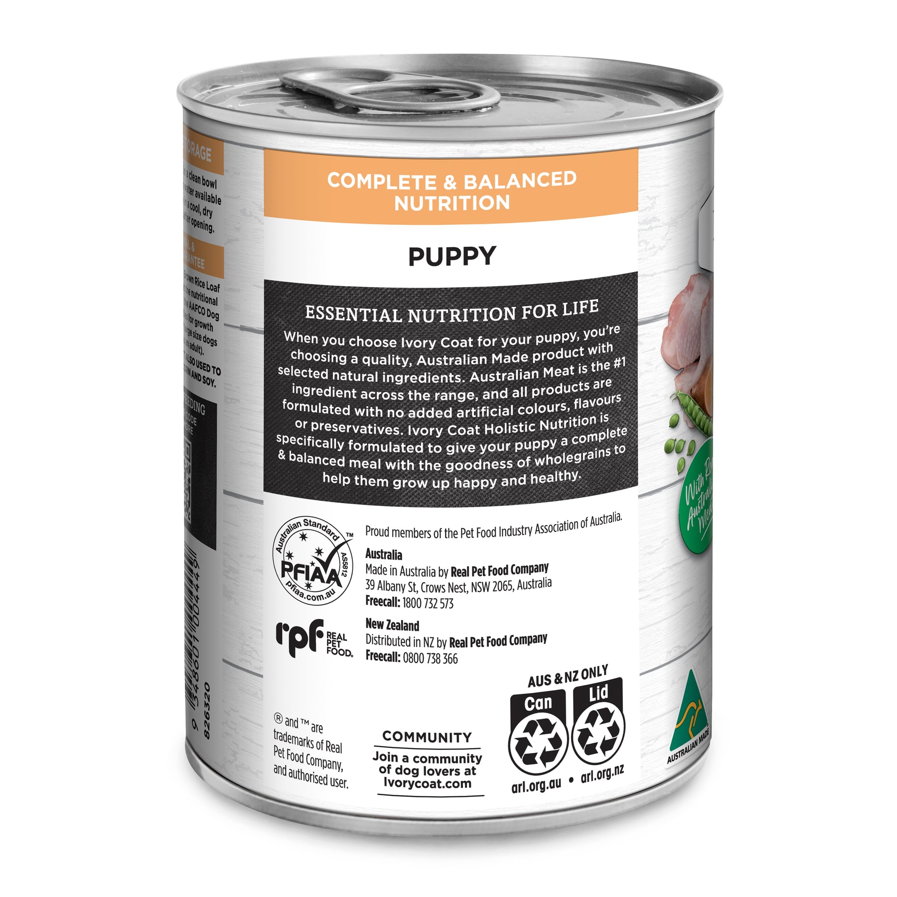 Holistic Nutrition Puppy Wet Dog Food Chicken & Brown Rice Loaf