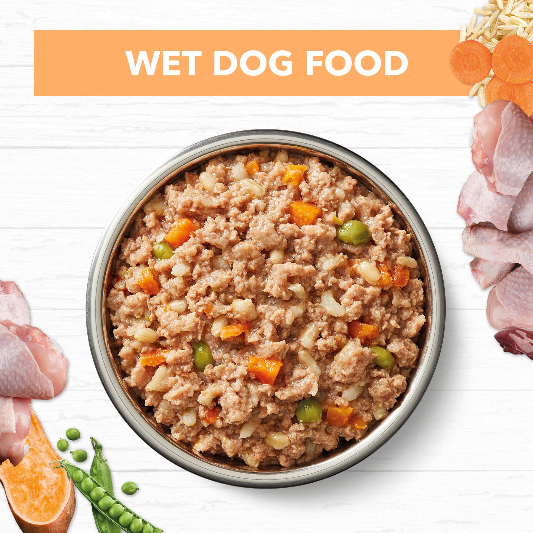 Holistic Nutrition Puppy Wet Dog Food Chicken & Brown Rice Loaf