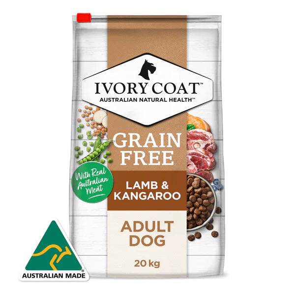 Grain Free Adult All Breeds Dry Dog Food Lamb & Kangaroo
