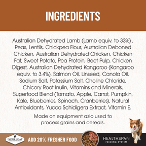 Ivory Coat™ Grain Free Adult Dog Lamb & Kangaroo Dry Food