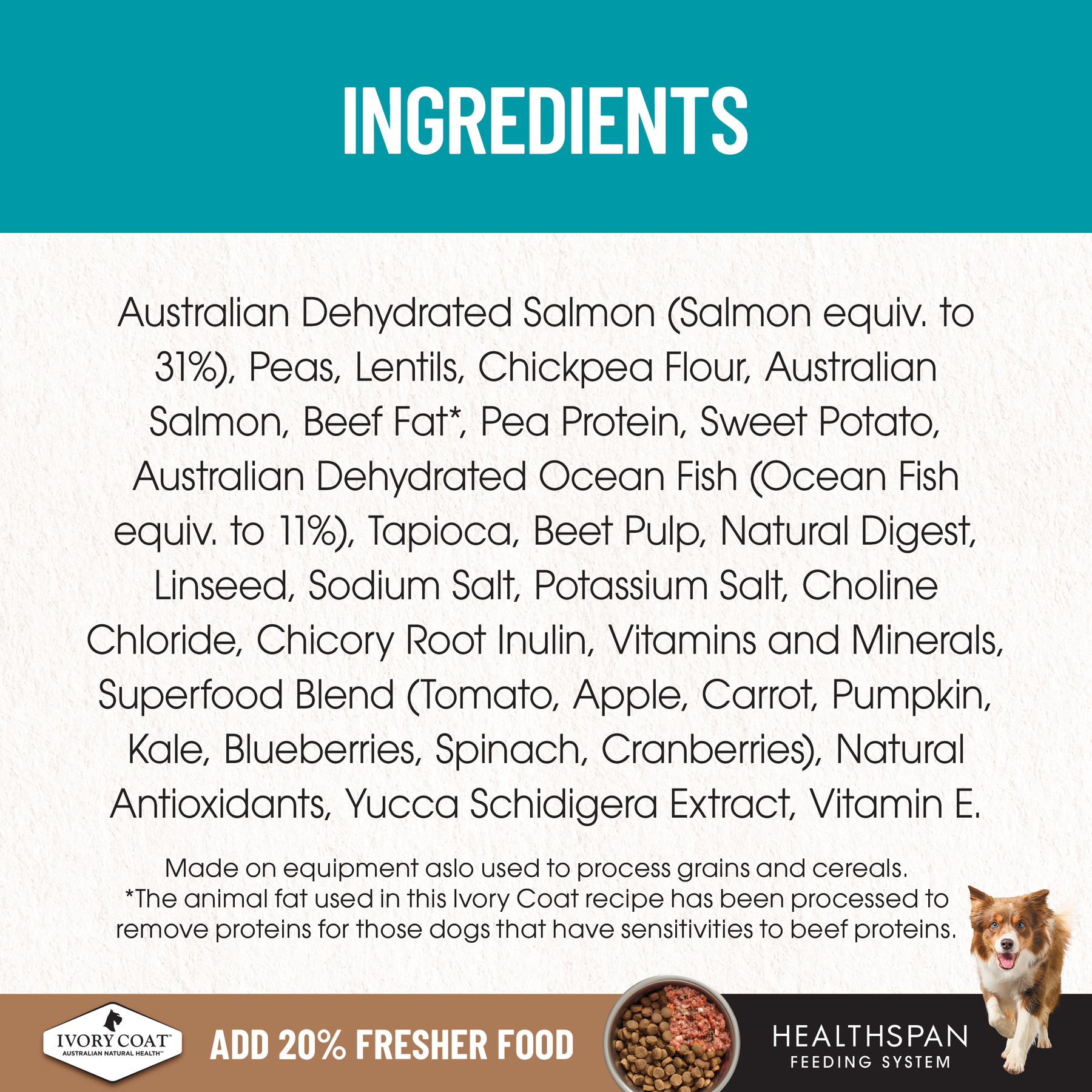 Ivory Coat™ Grain Free Adult Dog Salmon & Ocean Fish Dry Food