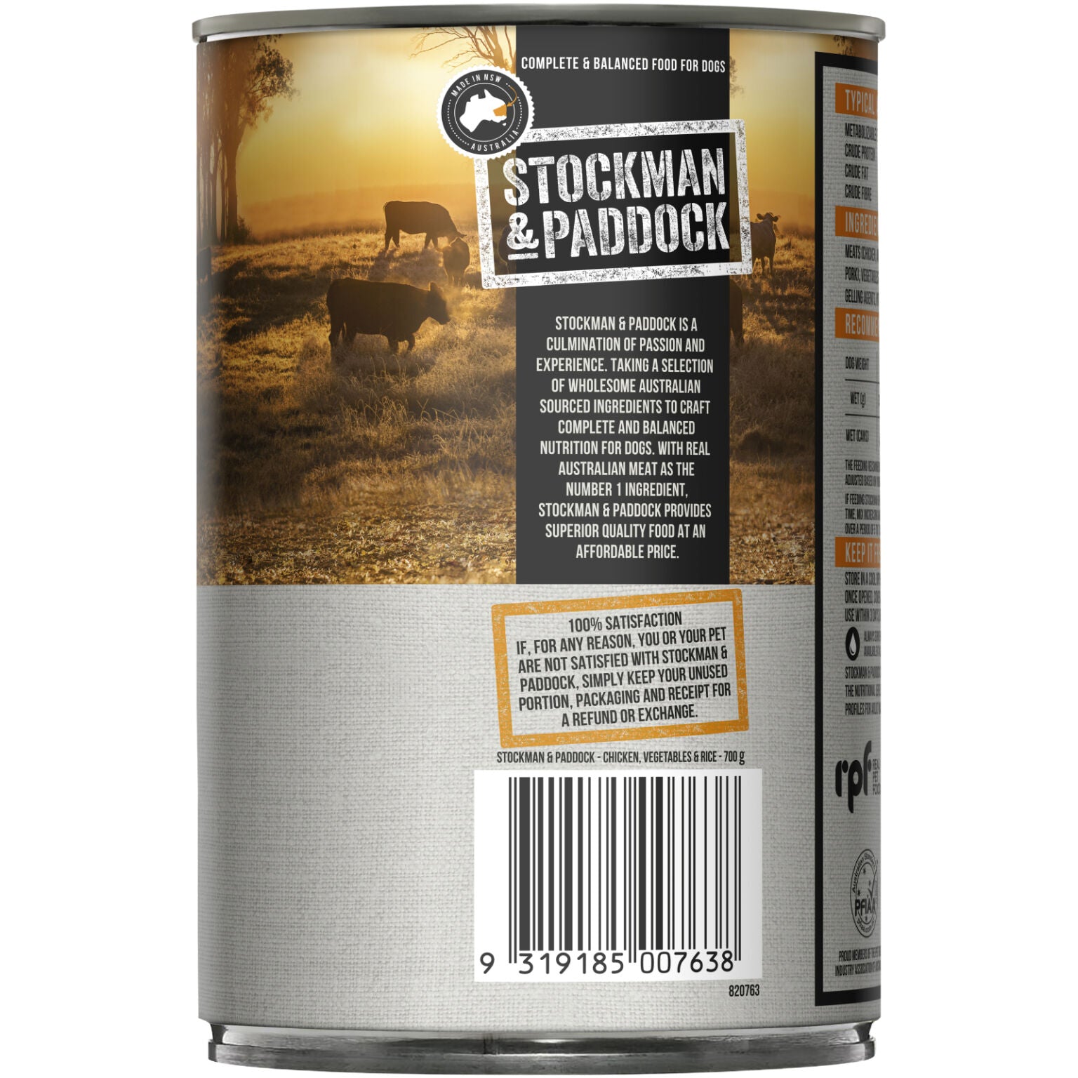 Stockman & Paddock™ Adult Dog Chicken with Vegetables Wet Food