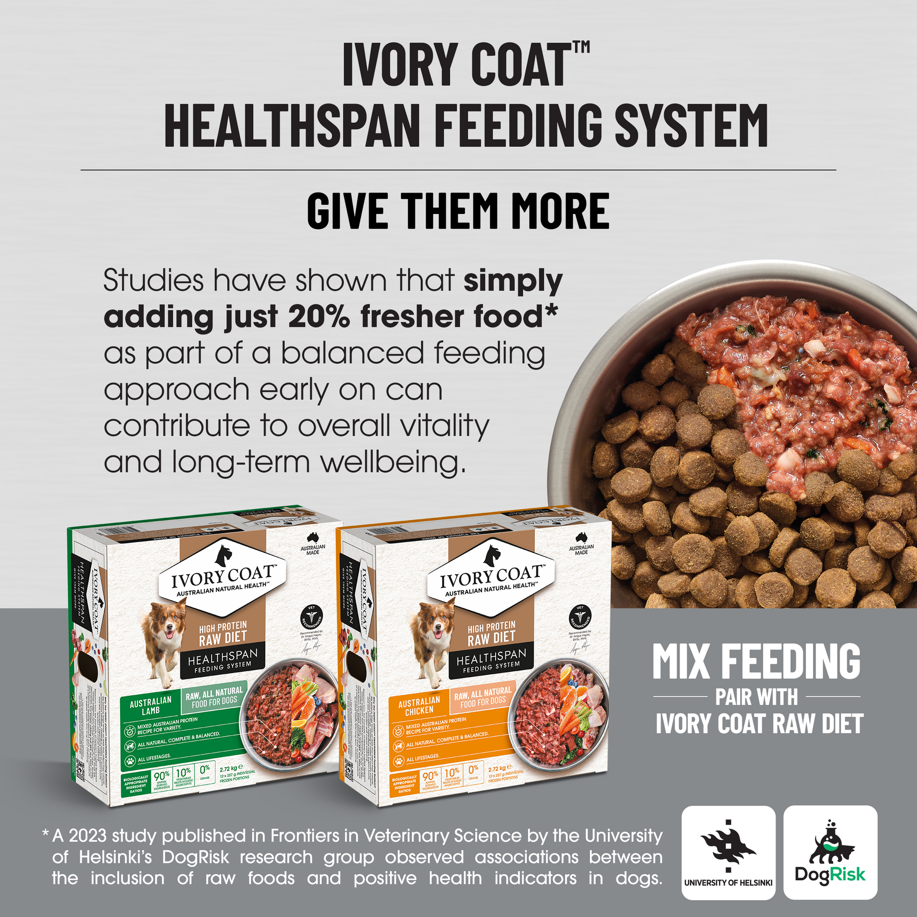 Ivory Coat™ Raw Health Puppy Immunity Dry Food