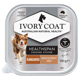 Ivory Coat Adult & Senior Health & Vitality Wet Dog Food (9 x 100g tray)