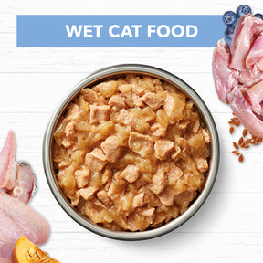 Grain Free Kitten Wet Cat Food Chicken & Ocean Fish in Jelly