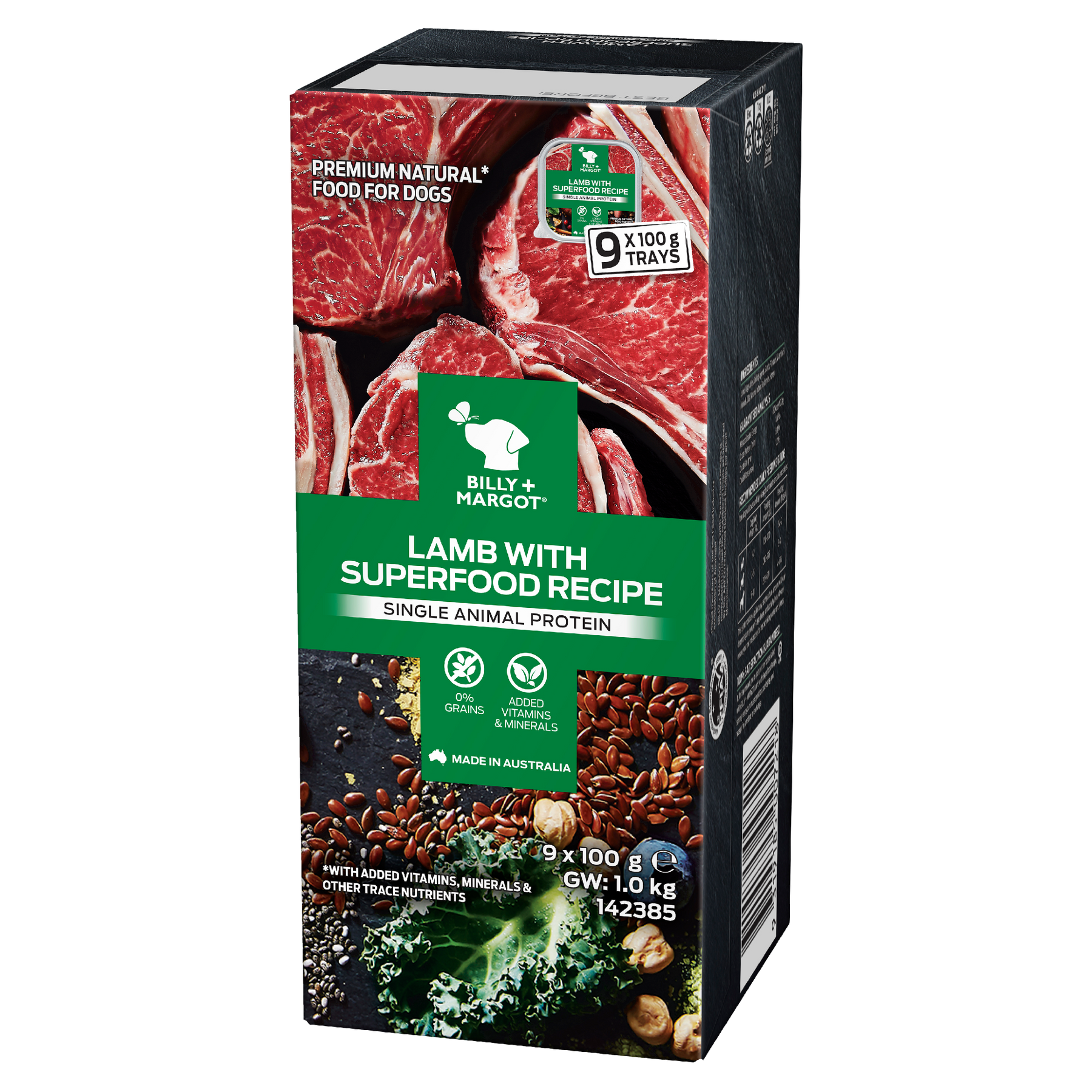 Billy + Margot Adult Lamb with Superfoods Recipe Wet Food