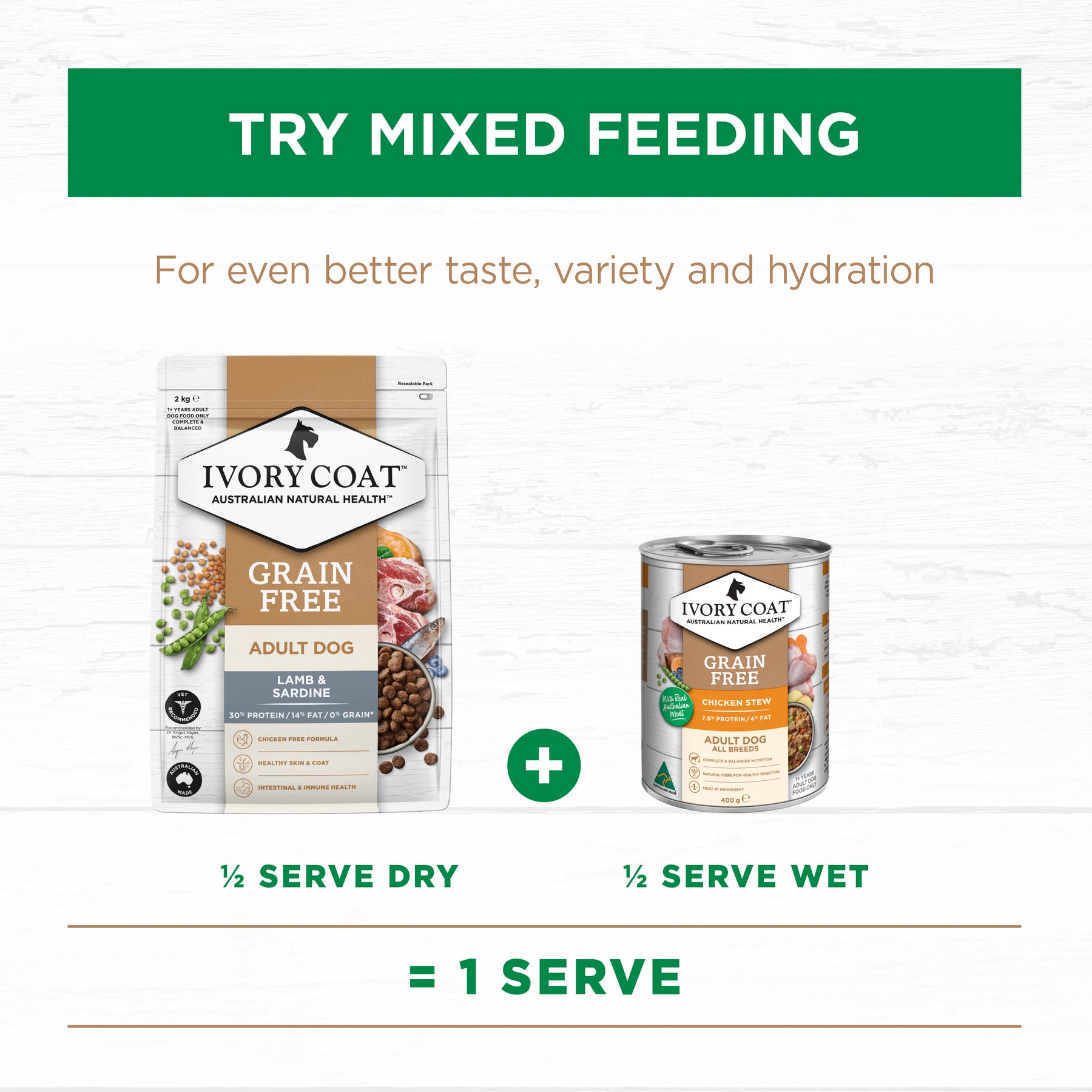 Grain Free Adult All Breeds Dry Dog Food Lamb & Sardine