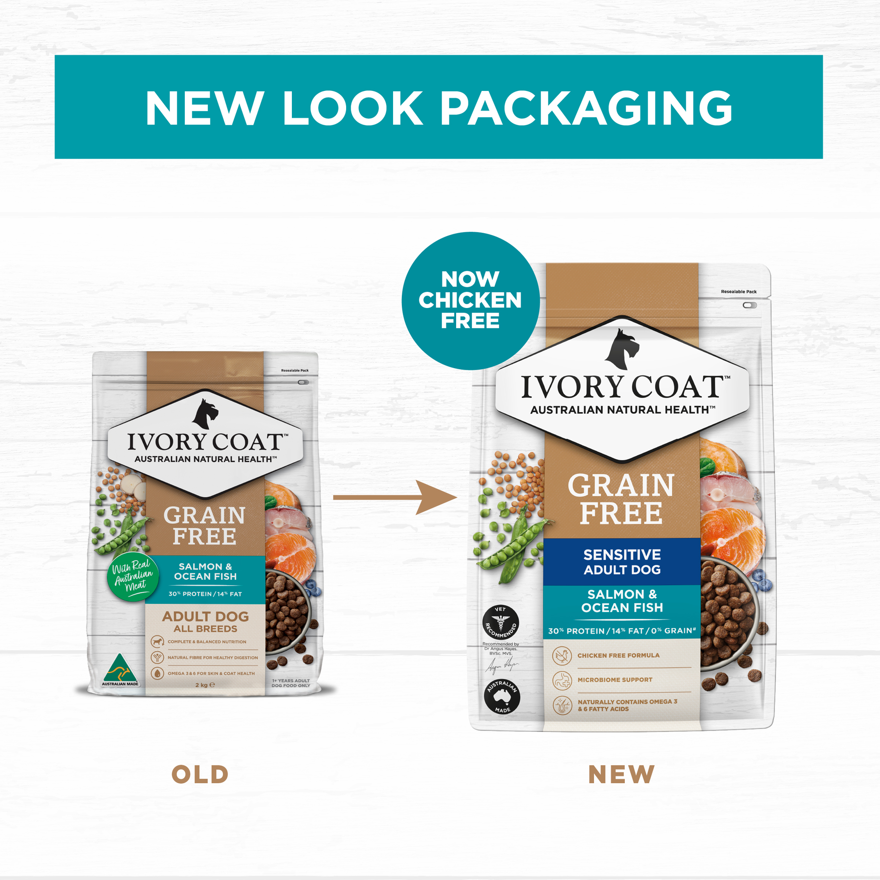 Grain Free Adult All Breeds Dry Dog Food Salmon & Ocean Fish