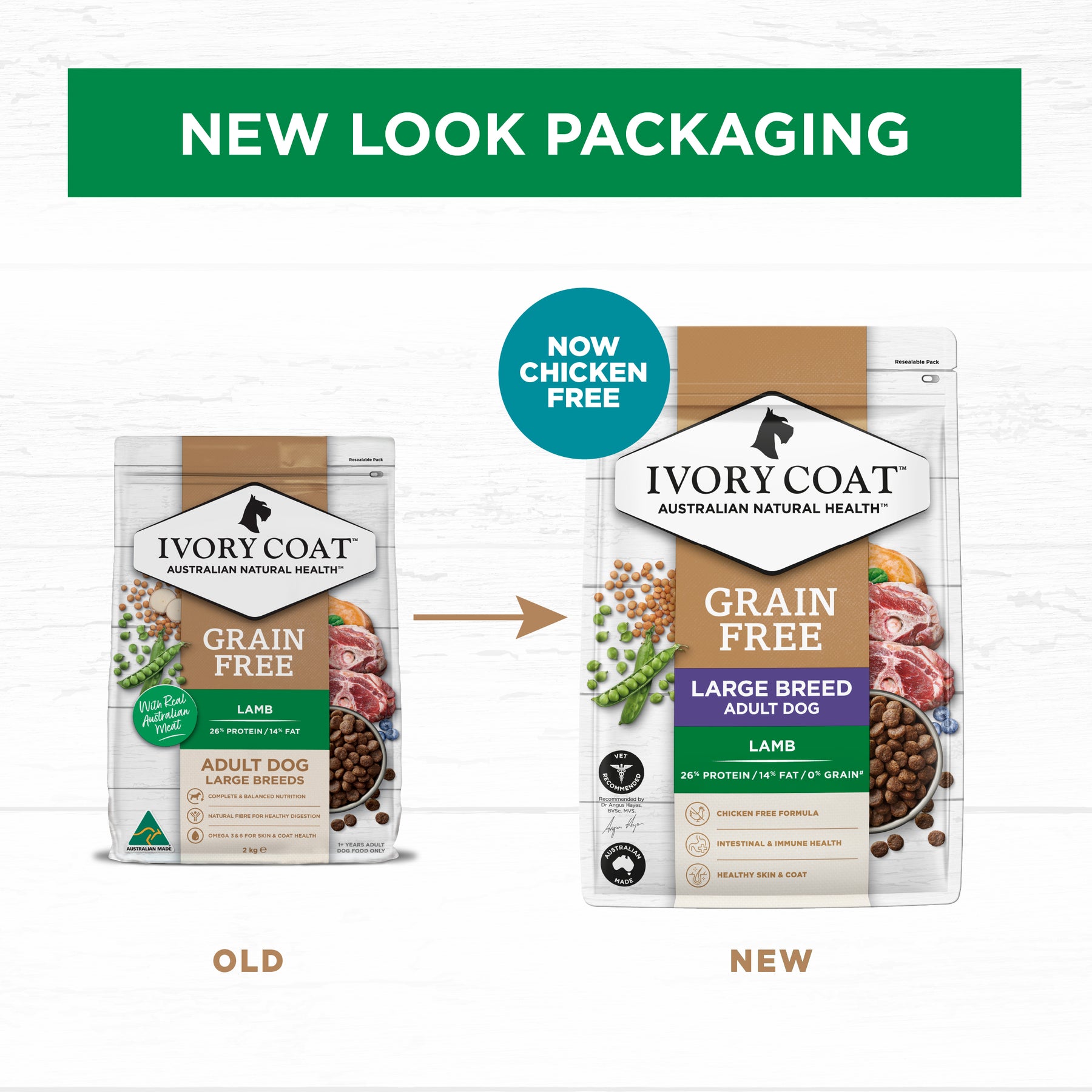 Grain Free Adult Large Breed Dry Dog Food Lamb