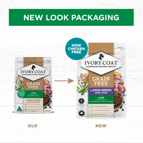 Grain Free Adult Large Breed Dry Dog Food Lamb