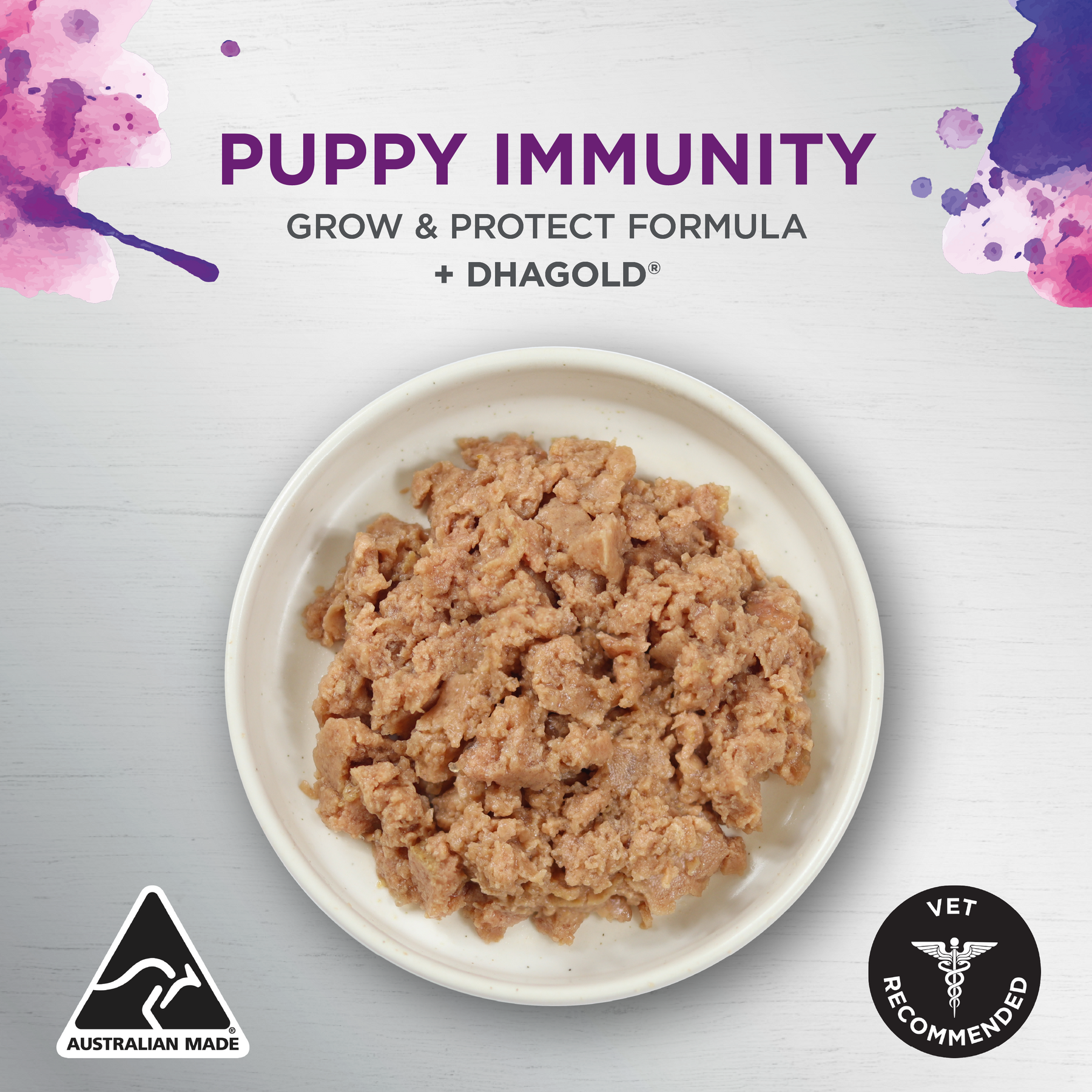 Ivory Coat Puppy Immunity Formula Wet Dog Food (9 x 100g)