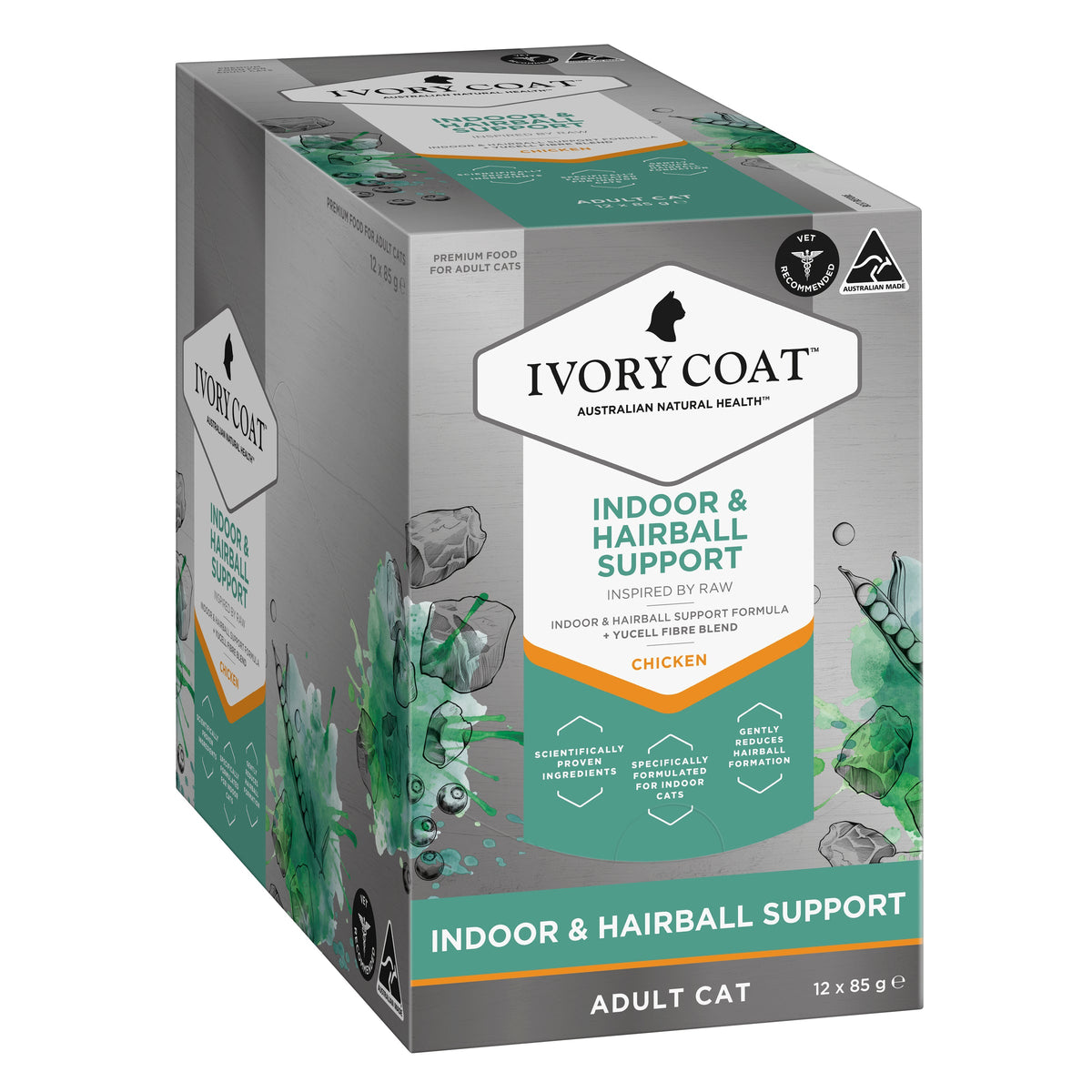 Ivory Coat™ Adult Cat Indoor & Hairball Wet Food