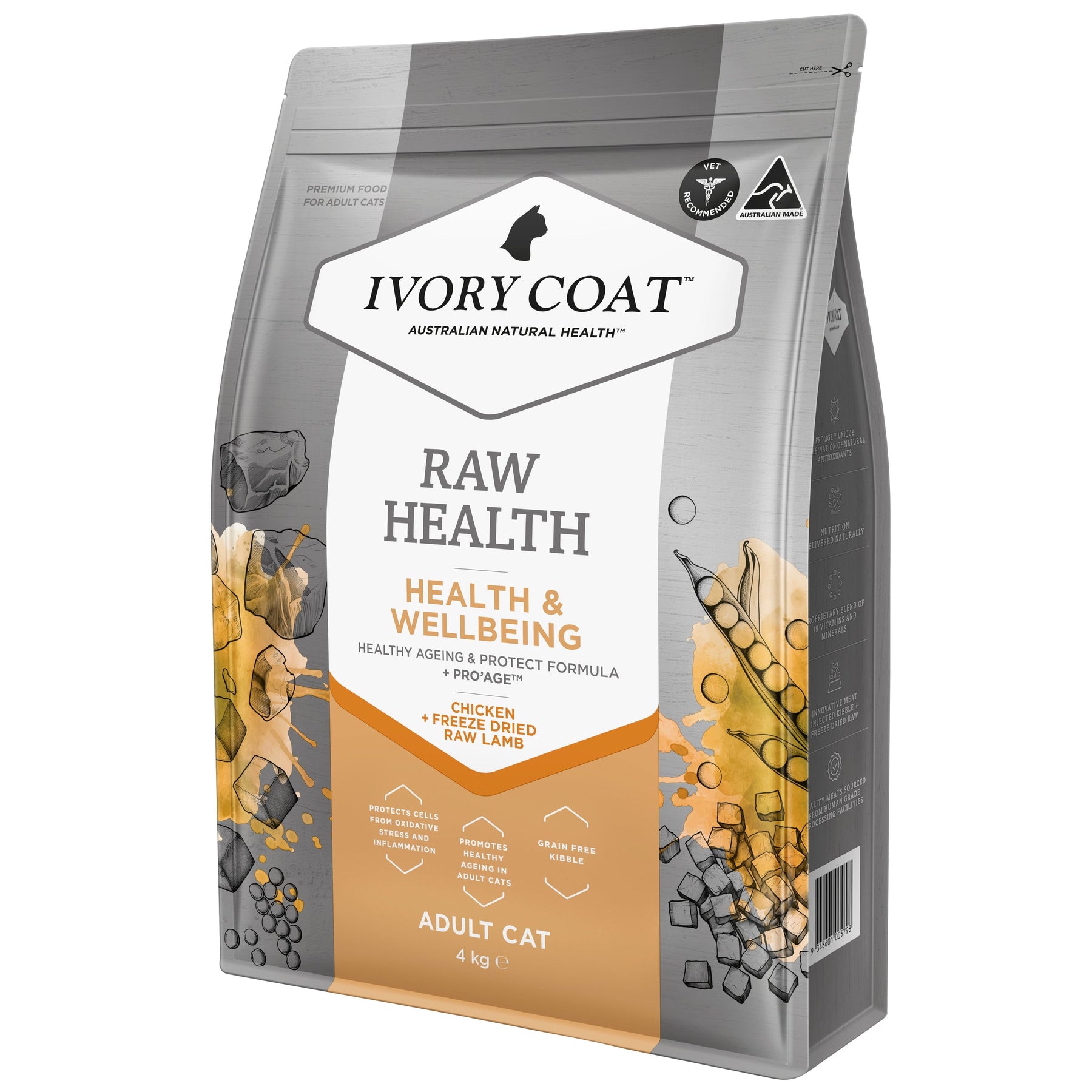 Ivory Coat Raw Health Cat Dry Food Health & Wellbeing