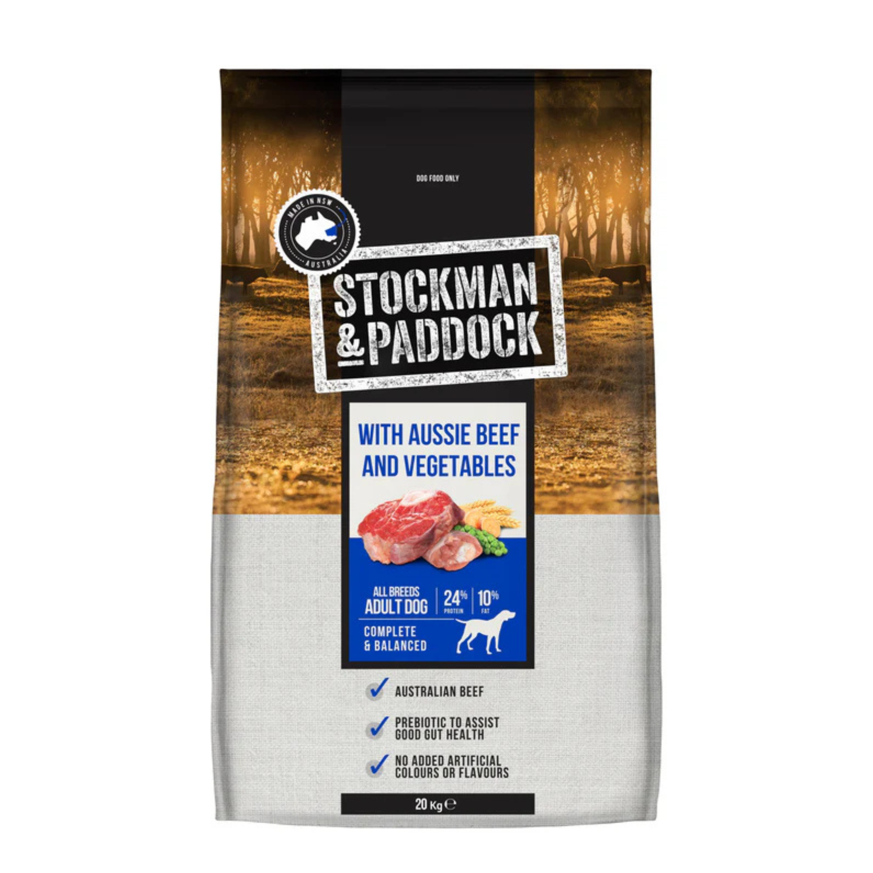 Stockman & Paddock Adult Beef and Vegetables Dry Food