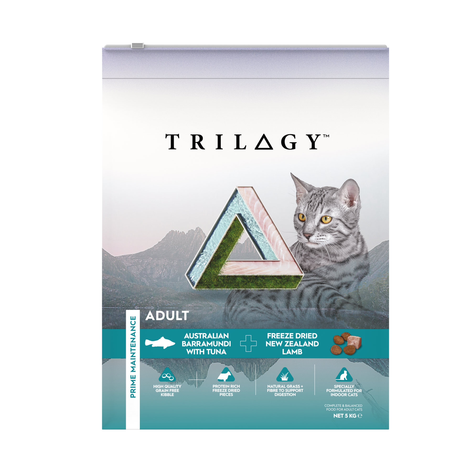 Trilogy™ Adult Cat Australian Barramundi with Tuna & Freeze Dried Lamb Dry Food