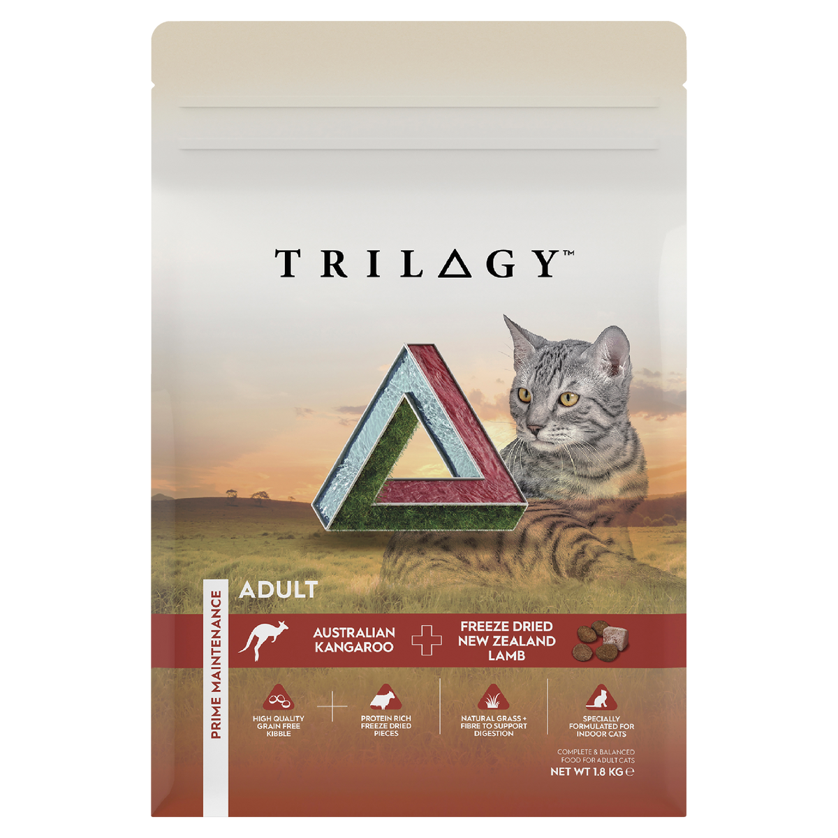 Trilogy™ Adult Cat Australian Kangaroo & Freeze Dried Lamb Dry Food