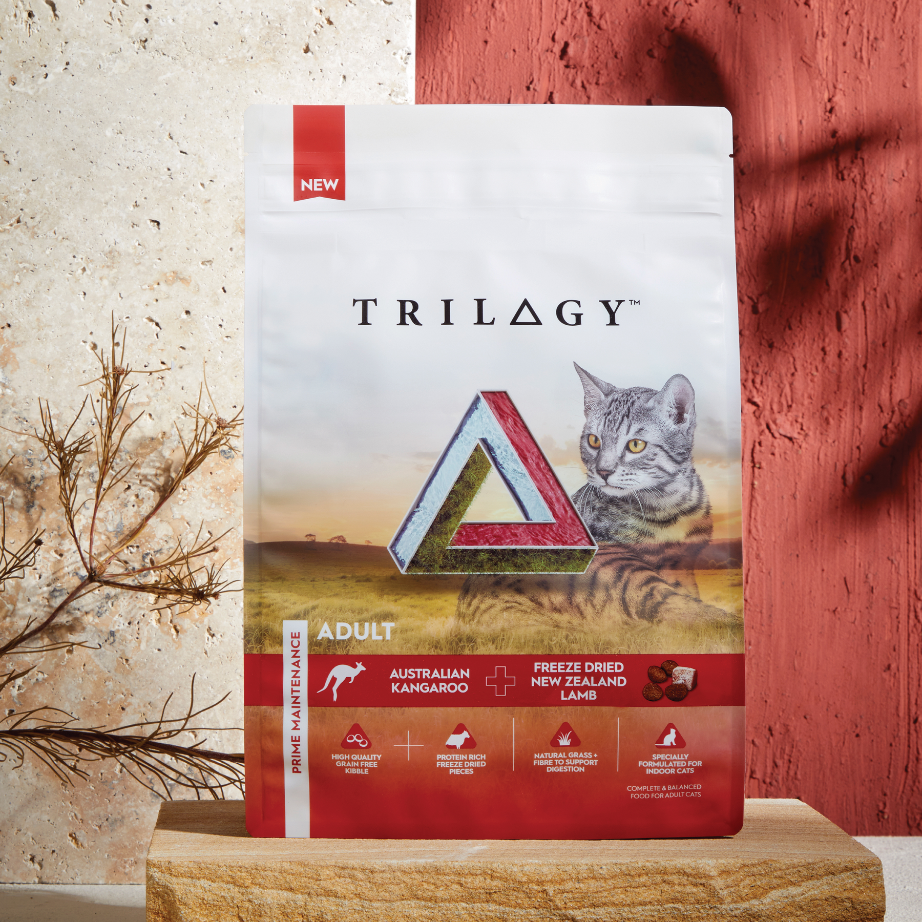 Trilogy™ Adult Cat Australian Kangaroo & Freeze Dried Lamb Dry Food