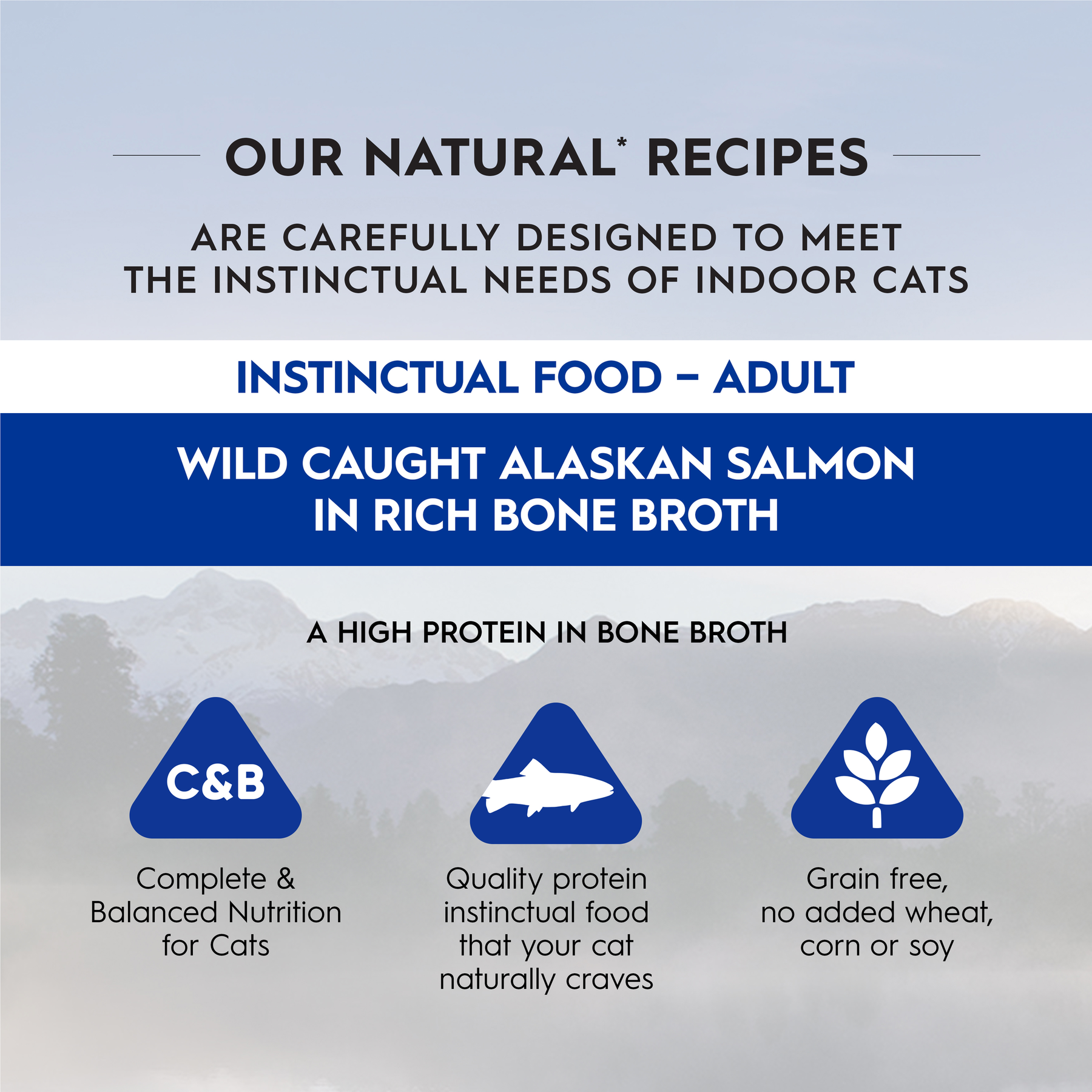 Trilogy™ Adult Cat Wild Caught Alaskan Salmon in Bone Broth Wet Food