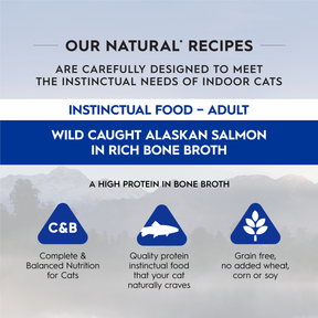 Trilogy™ Adult Cat Wild Caught Alaskan Salmon in Bone Broth Wet Food