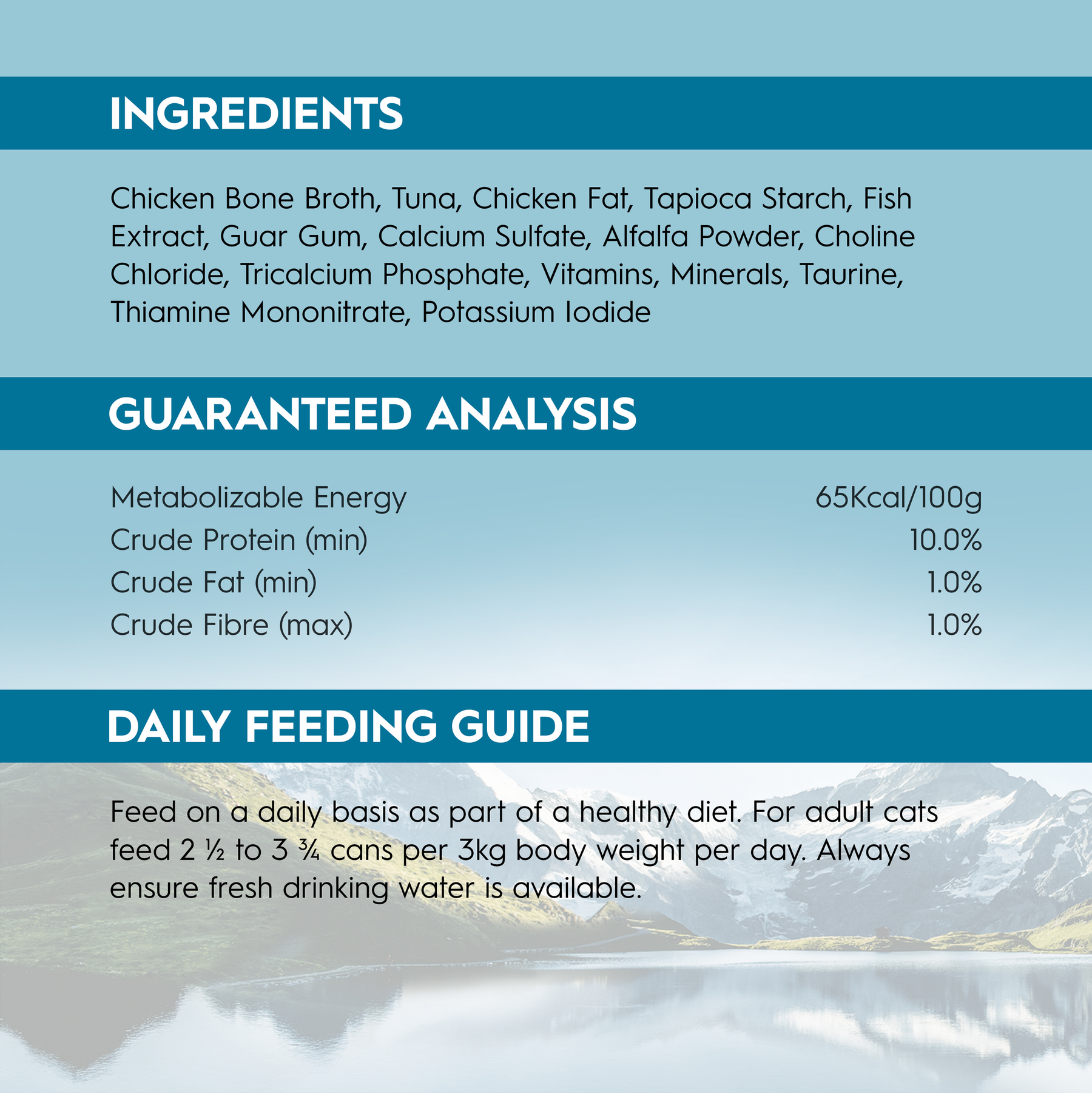 Trilogy™ Adult Cat Wild Caught Tuna in Bone Broth Wet Food