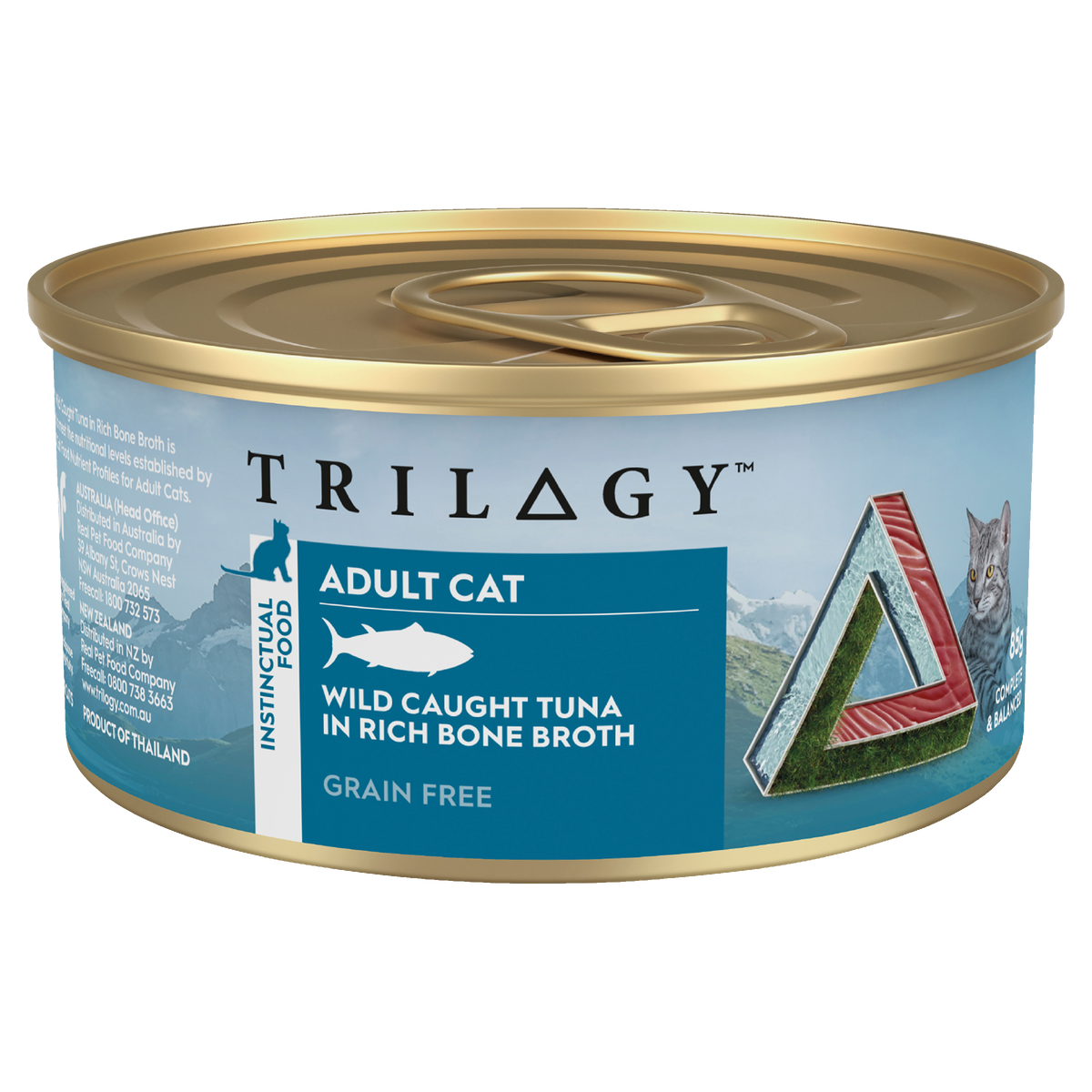 Trilogy™ Adult Cat Wild Caught Tuna in Bone Broth Wet Food