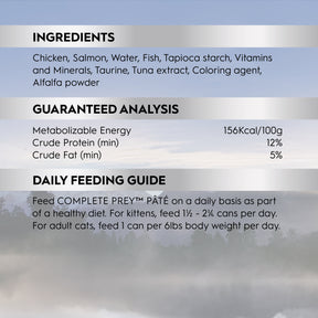 Trilogy™ All Cat Life Stages Complete Prey™ Pâté Wild Alaskan Salmon Set Food