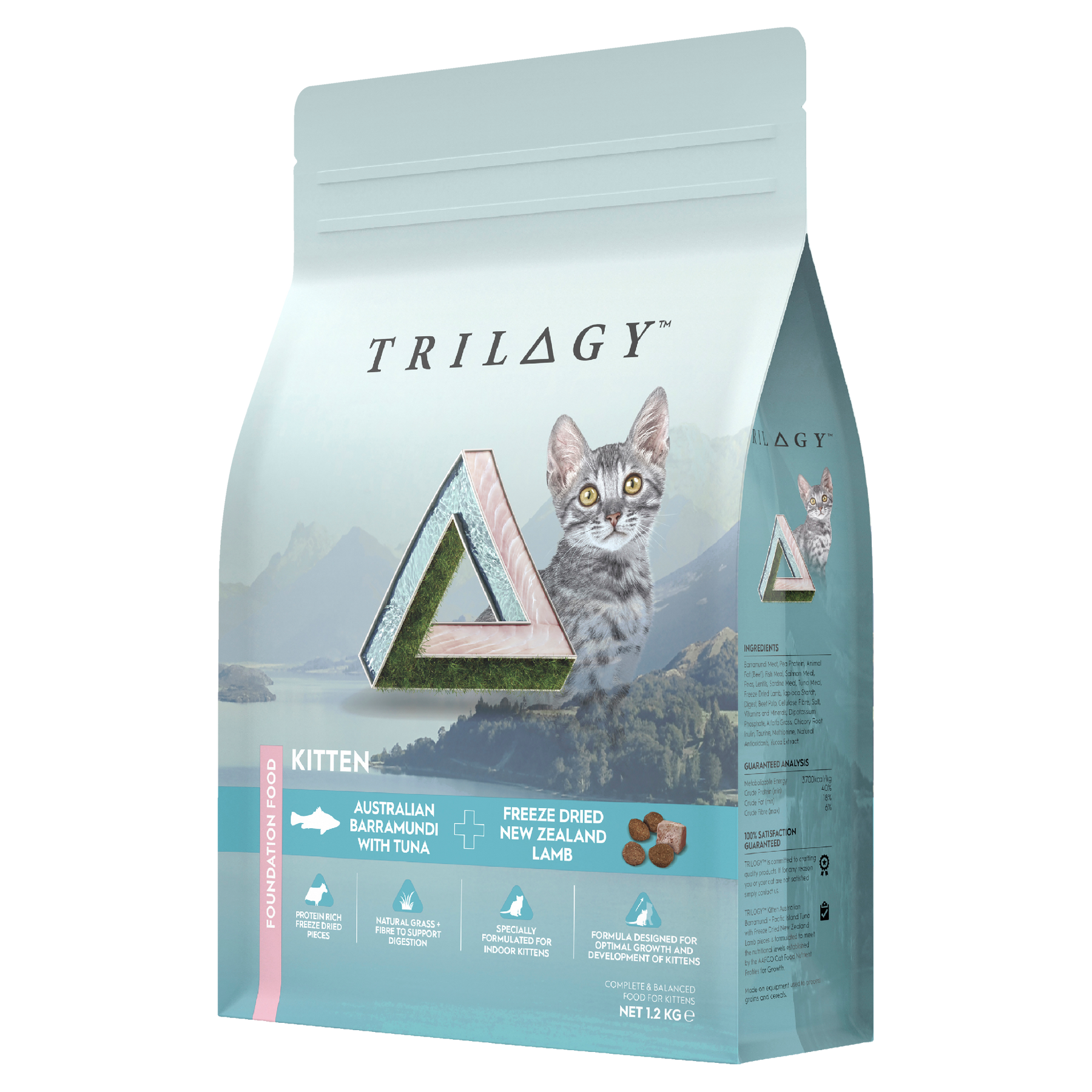 Trilogy™ Kitten Australian Barramundi with Tuna & Freeze Dried Lamb Dry Food