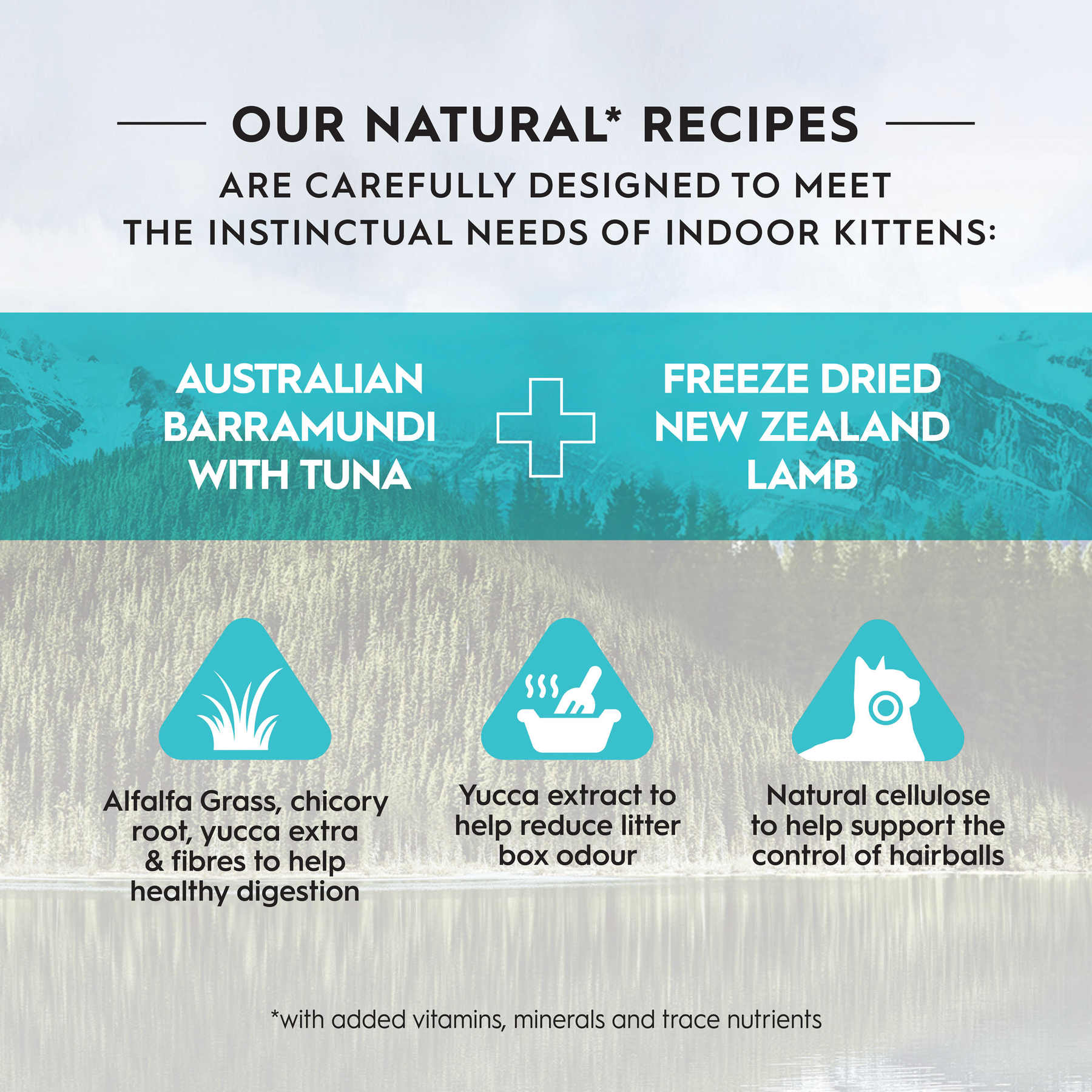 Trilogy™ Kitten Australian Barramundi with Tuna & Freeze Dried Lamb Dry Food