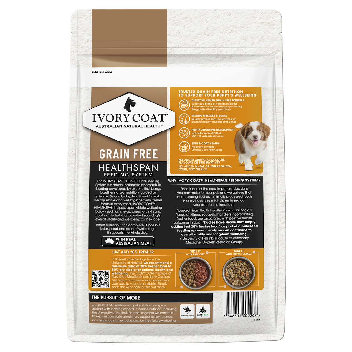 Ivory Coat™ Grain Free Puppy Chicken Dry Food
