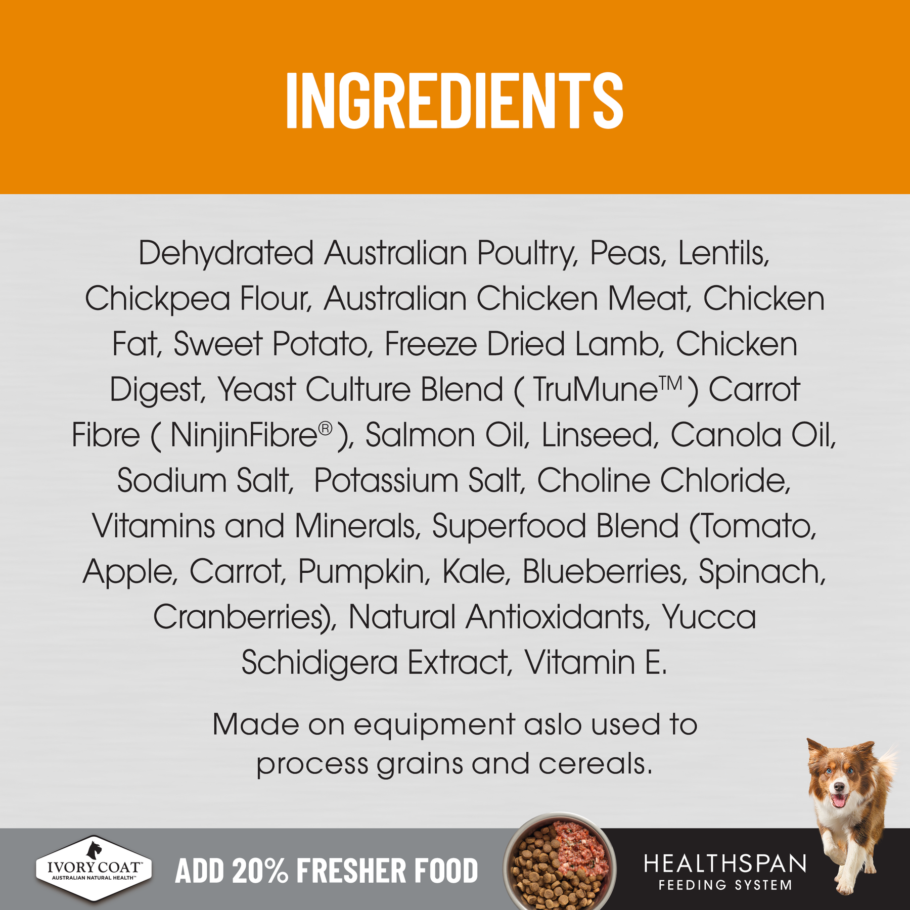 Ivory Coat™ Raw Health Adult Dog Gut Health Dry Food