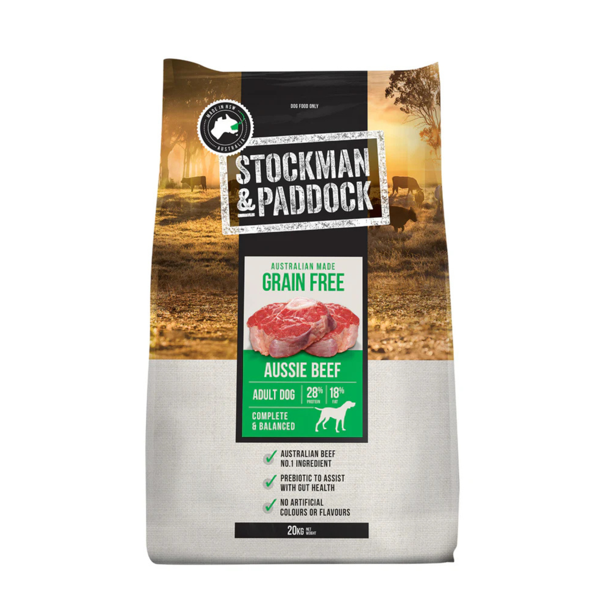 Stockman & Paddock™ Grain Free Adult Dog Aussie Beef Dry Food