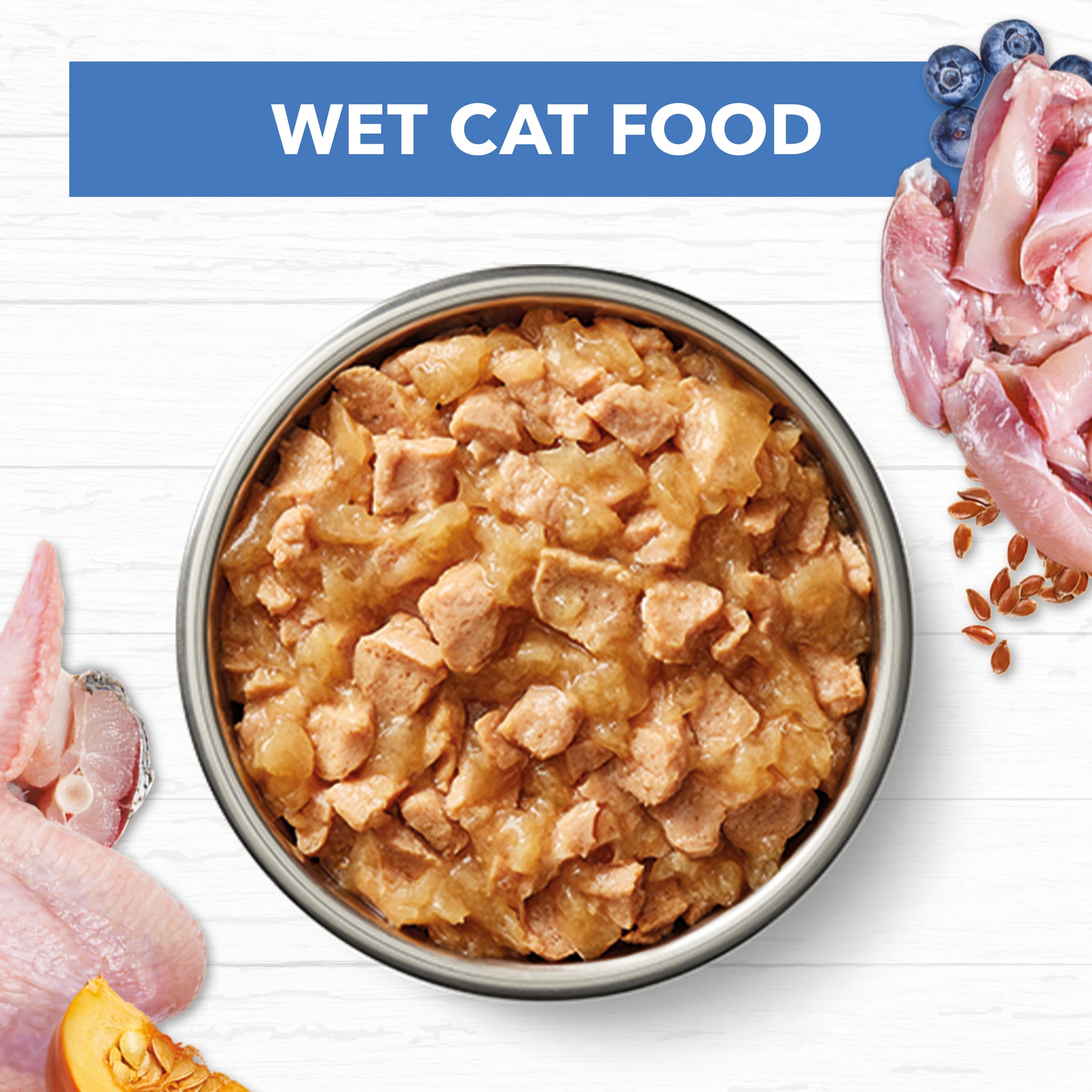 Grain Free Adult Wet Cat Food Chicken & Ocean Fish in Jelly 85gx12