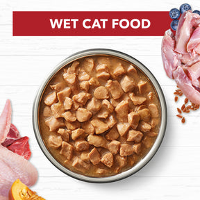 Grain Free Adult Wet Cat Food Chicken, Beef & Lamb in Gravy