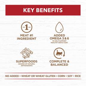 Grain Free Adult Wet Cat Food Chicken, Beef & Lamb in Gravy
