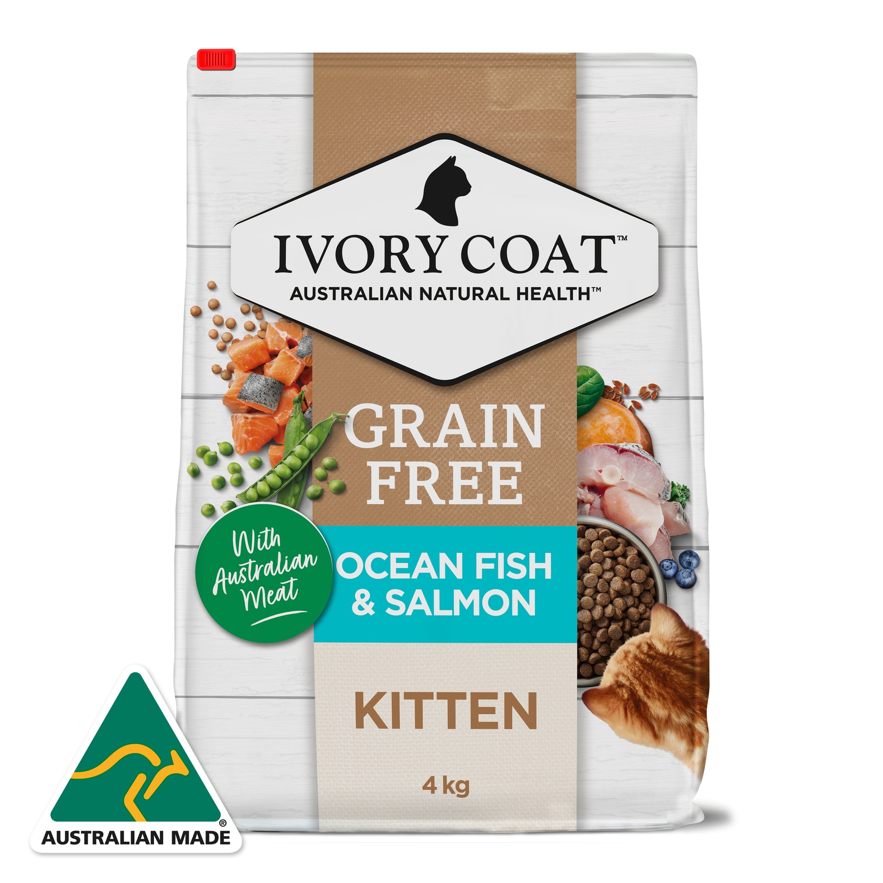 Grain Free Dry Kitten Food Ocean Fish & Salmon 2kg