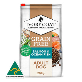 Grain Free Adult All Breeds Dry Dog Food Salmon & Ocean Fish 2kg